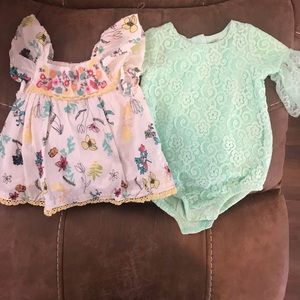 3-6 month baby girls-$15 for both